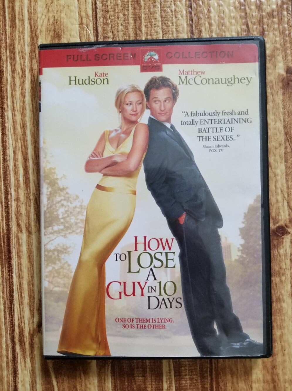 How To Lose A Guy In 10 Days DVD Full Screen Edition Rom-Com Kate Hudson 2003